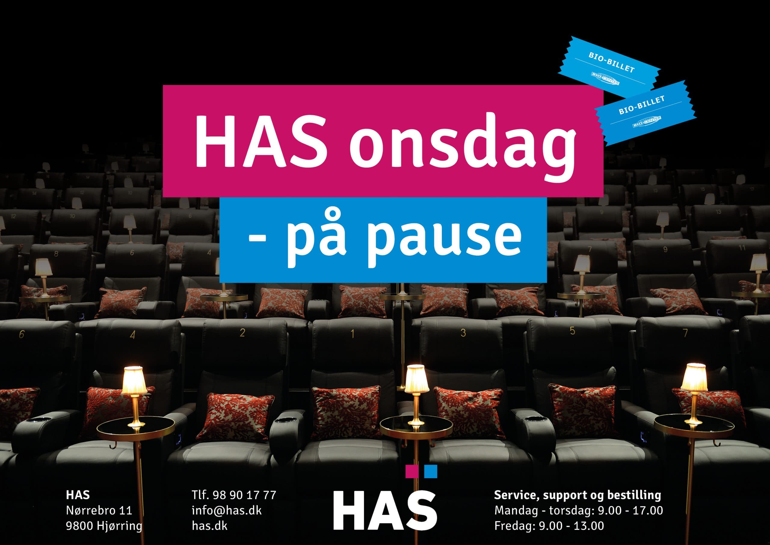 HAS-onsdag holder pause