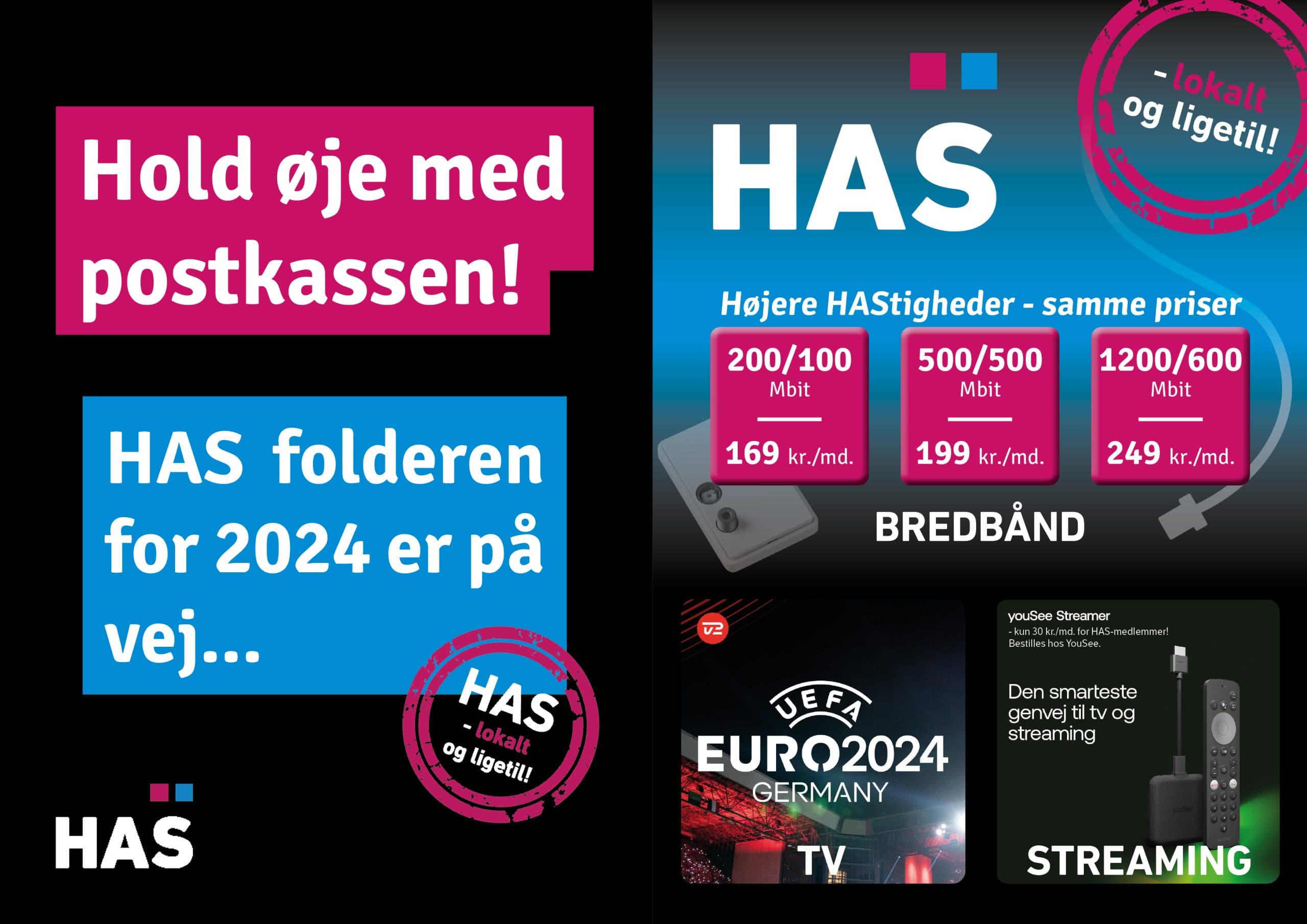 Hold øje med postkassen!