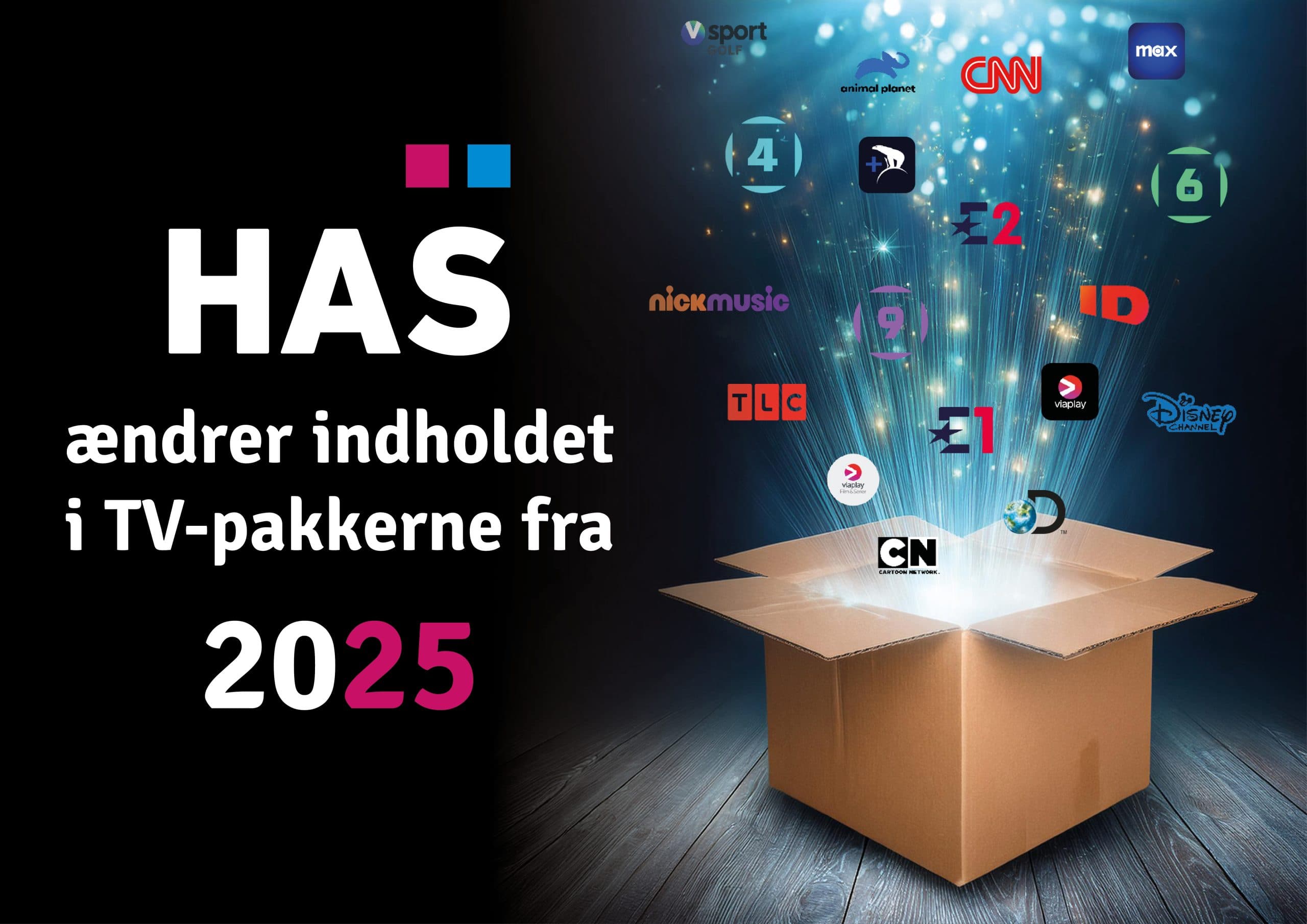 Mere indhold i TV-pakkerne hos HAS